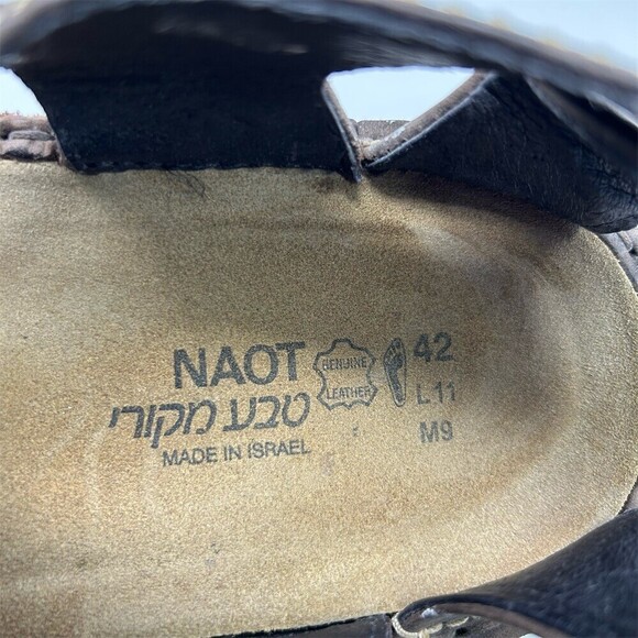 Naot Julius Men\'s Fisherman Sandals Brown Buckle Comfort Walking Shoes EU 42 main image 10
